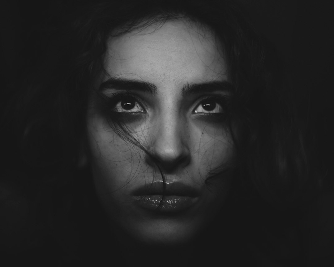 suspenseful character portrait